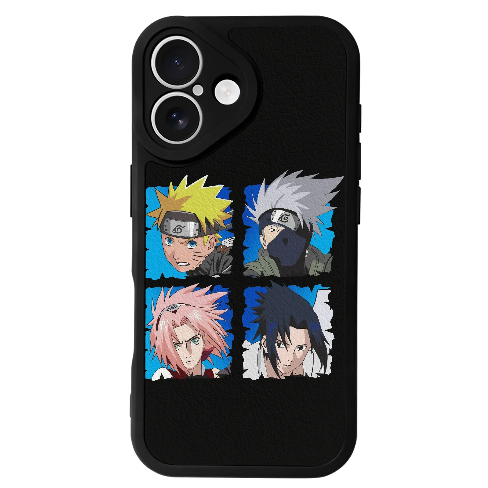 ナルト グッズ うずまき ナルト - IPhone 16シリーズ対応 ・ シリコンスマホケース ・ レザー調 ・ 高精度フィット ・ 耐衝撃 ・ ワイヤレス充電対応 ・ 精密カット